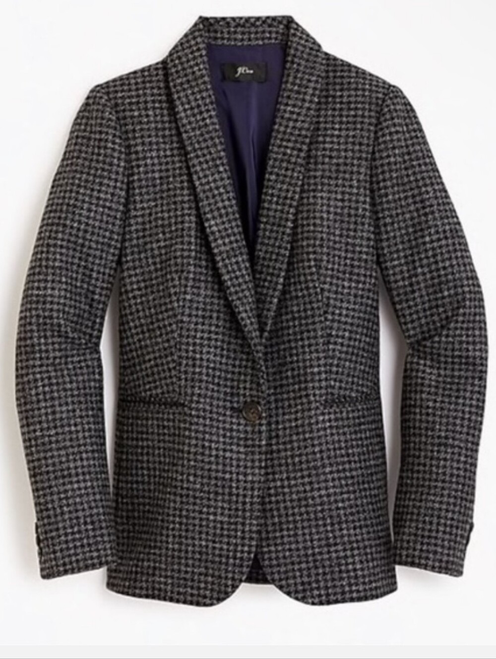 J. Crew Parke Houndstooth Wool Blazer Size 6T